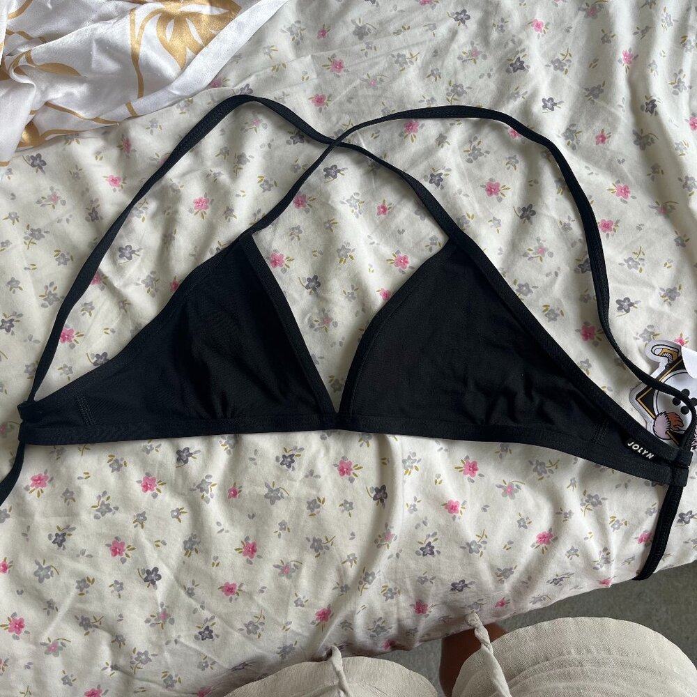 NEW (unused) Black Jolyn Triangle Bikini Top